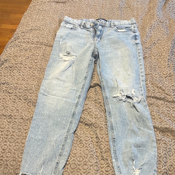 Aeropostale Denim - Aeropostale Light Blue Distressed Boyfriend Jeans